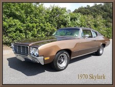 1970 Buick Skylark coupe Brown, Toolbox - Refrigerator Magnet, 42 MIL