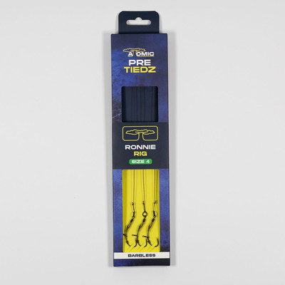 KARPFEN ANGELAUSRÜSTUNG - ATOMIC TACKLE PRE TIEDZ RIGS - RONNIE RIG - PRE TIED RIGS