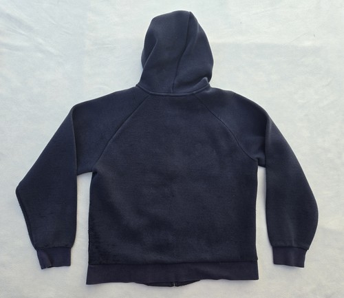 Carhartt Hoodie Jacket Mens Large Navy Blue Full Zip Hooded Light-Lux Workwear - Picture 10 of 17