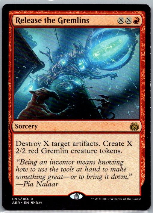 #96 Release the Gremlins Aether Revolt Rare