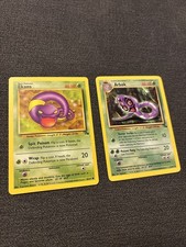 pokémon TCG fossil Ekans 46/62 and Arbok 31/62