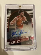 2021-22 Panini Donruss Optic - Signature Series Max Strus #SS-MSR (AU, RC)