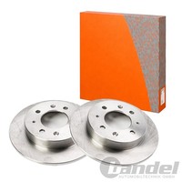 2X Dr!ve+ Bremsscheiben Hinten 258Mm Voll Passend FÜR KIA Cerato |