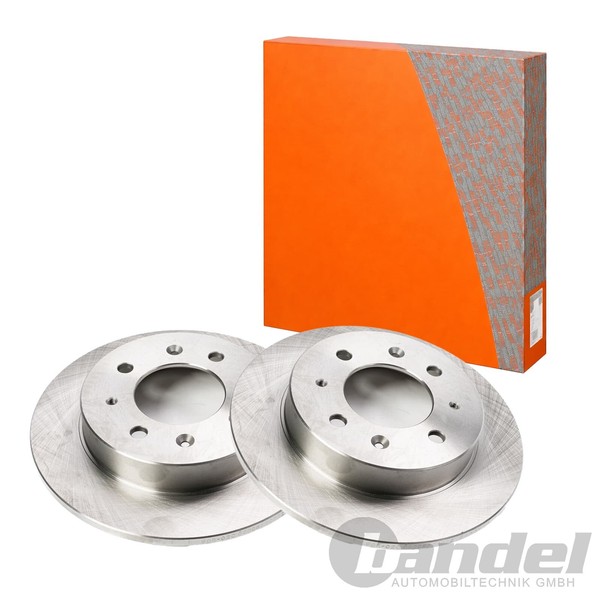 2X Dr!ve+ Bremsscheiben Hinten 258Mm Voll Passend FÜR KIA Cerato |-image