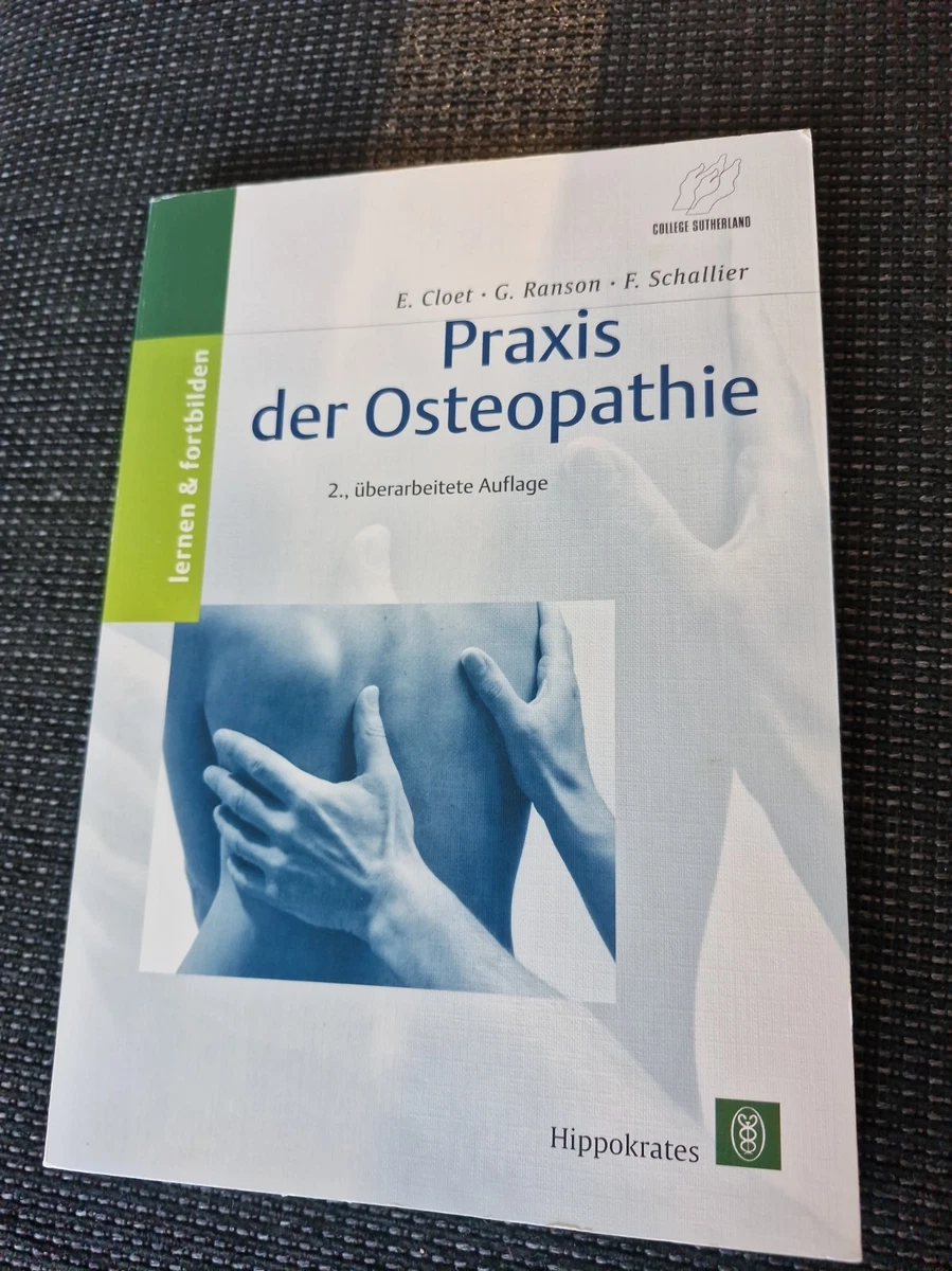 Praxis der Osteopathie Etienne Cloet Buch Fachbuch 2. Auflage Kraniosakrale Buch