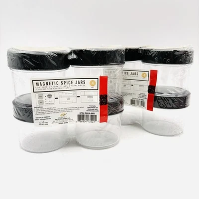 Magnetic Plastic Spice Jars (7 Jars) - Image 1 of 4