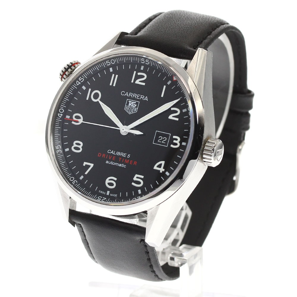 TAG HEUER CARRERA Calibre 5 自動巻き 本体 TAG HEUER Carrera Caliber 5 Drive Timer WAR2A10.FC6337 Automatic