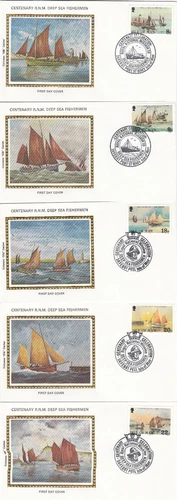Fisherman Year set GB Isle of Man Colorano FDC 1981 (145167)