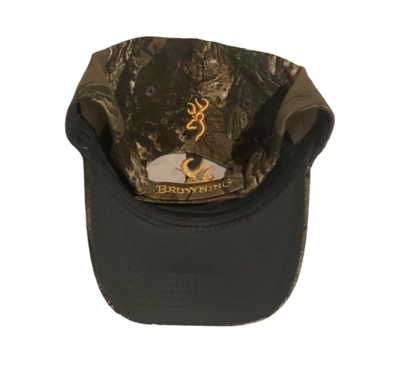 Sombrero de camuflaje Buck 3D marrón ¡RARO! Gorra de gancho y bucle con patrones de camuflaje múltiple Foto 4 de 4