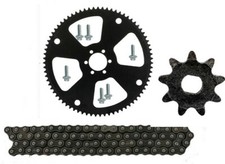  35 Chain  75T Tooth 9T Front  Rear Sprocket for Mini Pocket Pit Bike ATV Quad