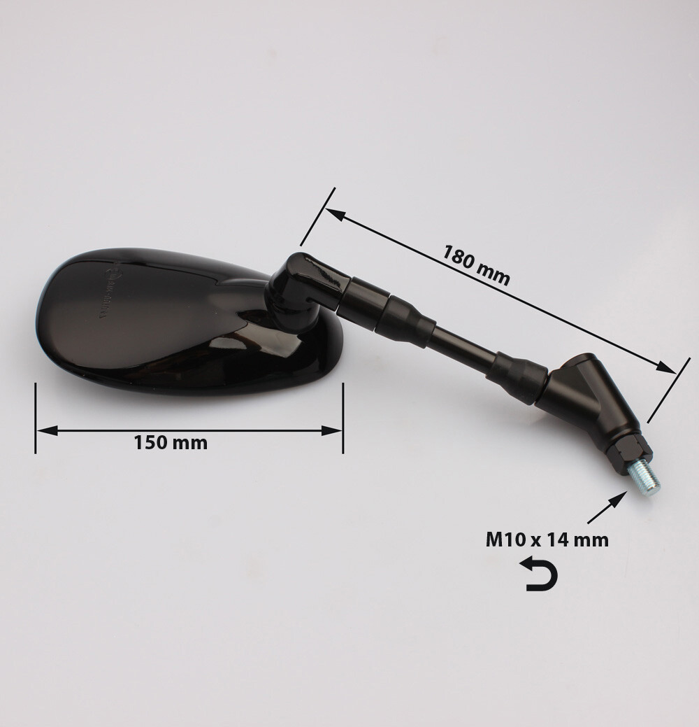 Mirror pair black for Yamaha XSR 900 A # 16-21 # 1B3-26290 Mirror pair black for Yamaha XSR 900 A # 16-21 # 1B3-26290