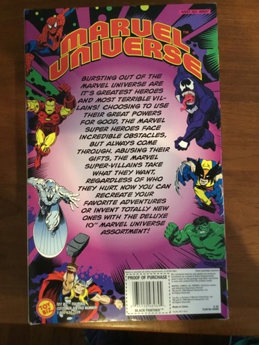 Marvel Universe Marvel Knights Black Panther 10" 1999 Neu in OVP - Bild 2 von 2