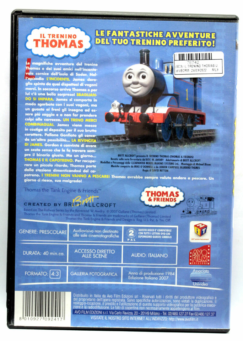 Adventure Begins Trenino Thomas 1984 Thomas Grandi Grandi Stock ...