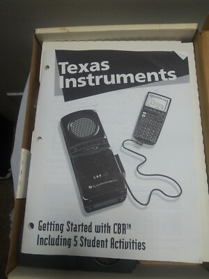 NOS VTG Boxed Texas Instruments CBR Calulator Based Ranger with Clamps ...