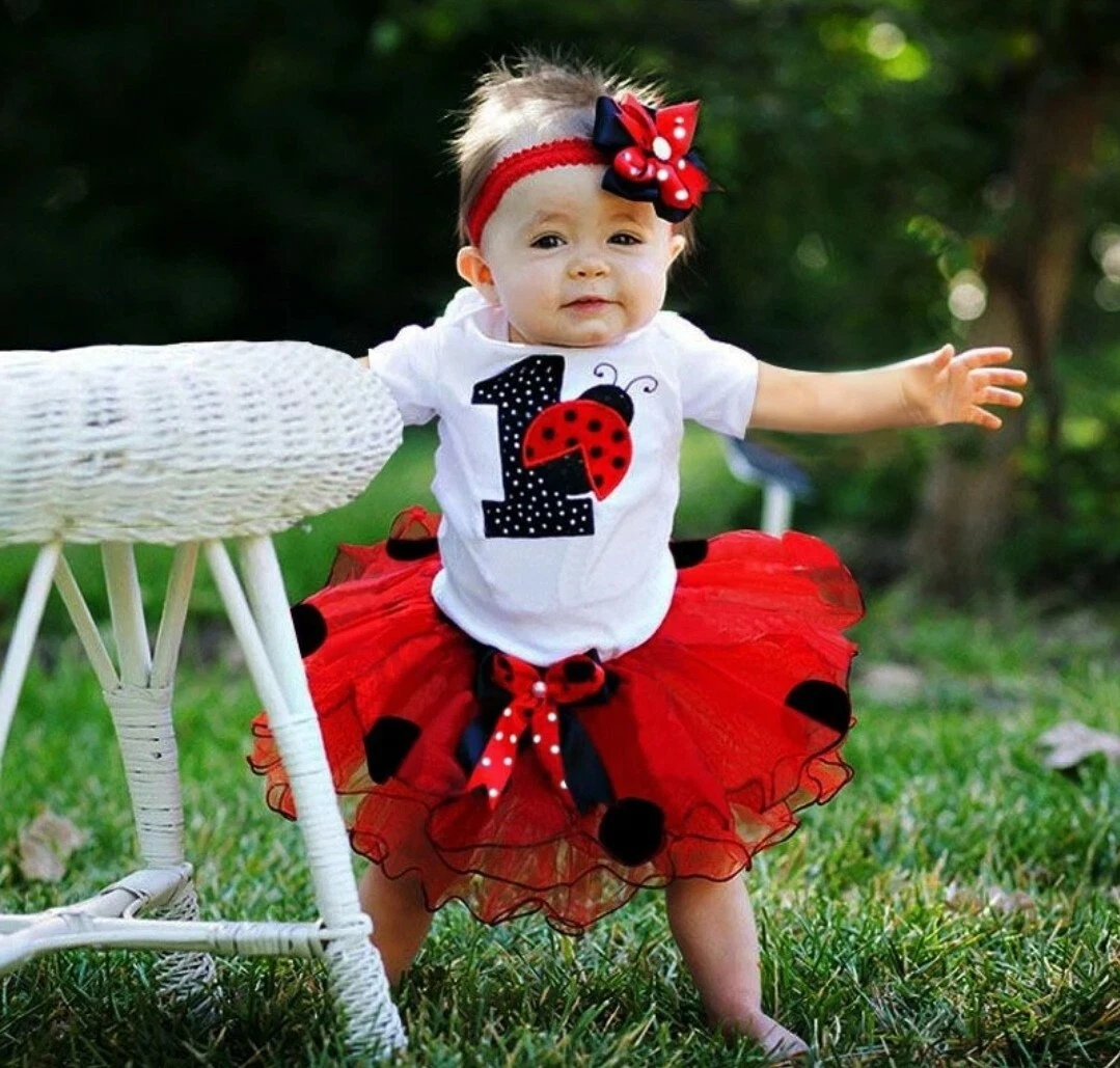 Ladybug dress for clearance 1 year old