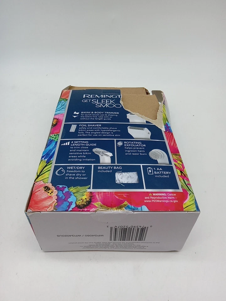 Kit de Bikini y Cuerpo Suave y Sedoso Remington WPG4020US, Blanco/Rosa USADO.     149  Foto 3 de 4