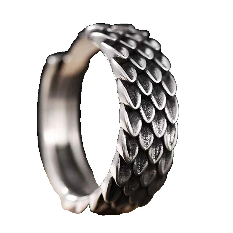 Tibetan Silver Band Rings for Men