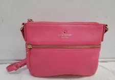 Kate Spade Hot Pink Leather Crossbody Purse