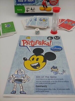 Disney Pictureka! Board Game - Fast-Paced Family Fun - Ages 6+