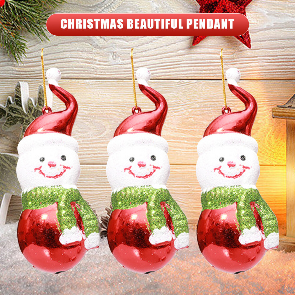 Christmas Tree Baubles Christmas Tree Accessories Home Decor (Snowman