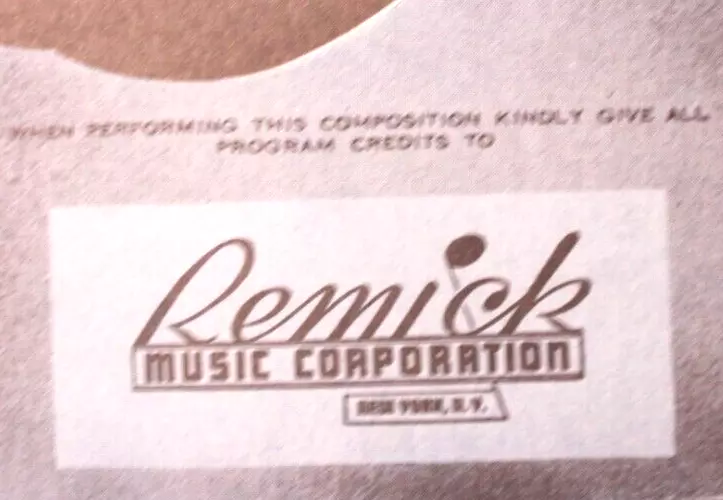 Vintage Sheet Music 1926 "Baby Face" Very Good Condition - Image 3 of 4