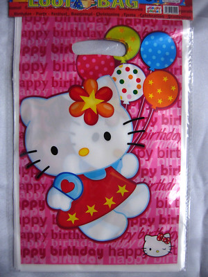 30 Beutetüten Kinder Mädchen Geburtstag Party Beutetüte Geschenktütenfüller Hello Kitty
