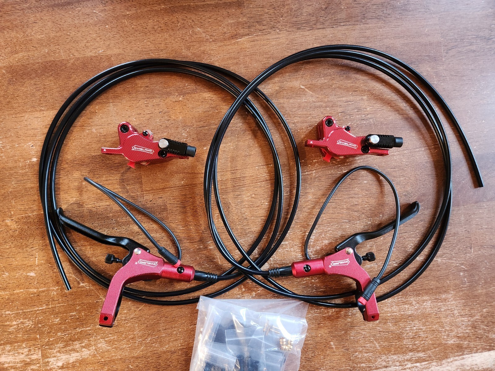 Dyisland Hydraulic Brake Set For Ebike With Electric Induction Control