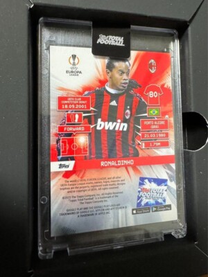 2023 Topps Total Football Ronaldinho AC Milan LIMITED Numbered 1