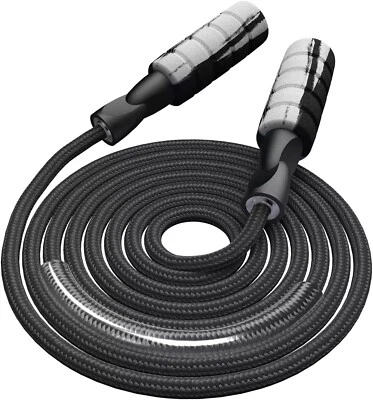 BRANDED Redify Weighted Jump Rope for Workout Fitness(1Lb), Tangle-Free Ball Bearing Rap