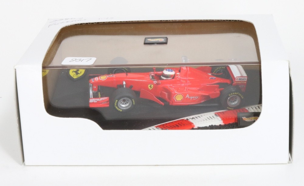 Hot Wheels Prototype Sample Package, 1:43 Scale Ferrari Formula Race Car, Boxed