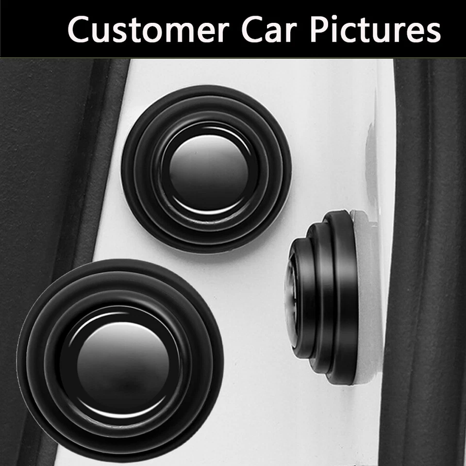8 PIEZAS Cojín Amortiguador Puerta Auto Coche Junta Decoración Adhesivo Amortiguador Almohadilla Amortiguador Foto 3 de 4
