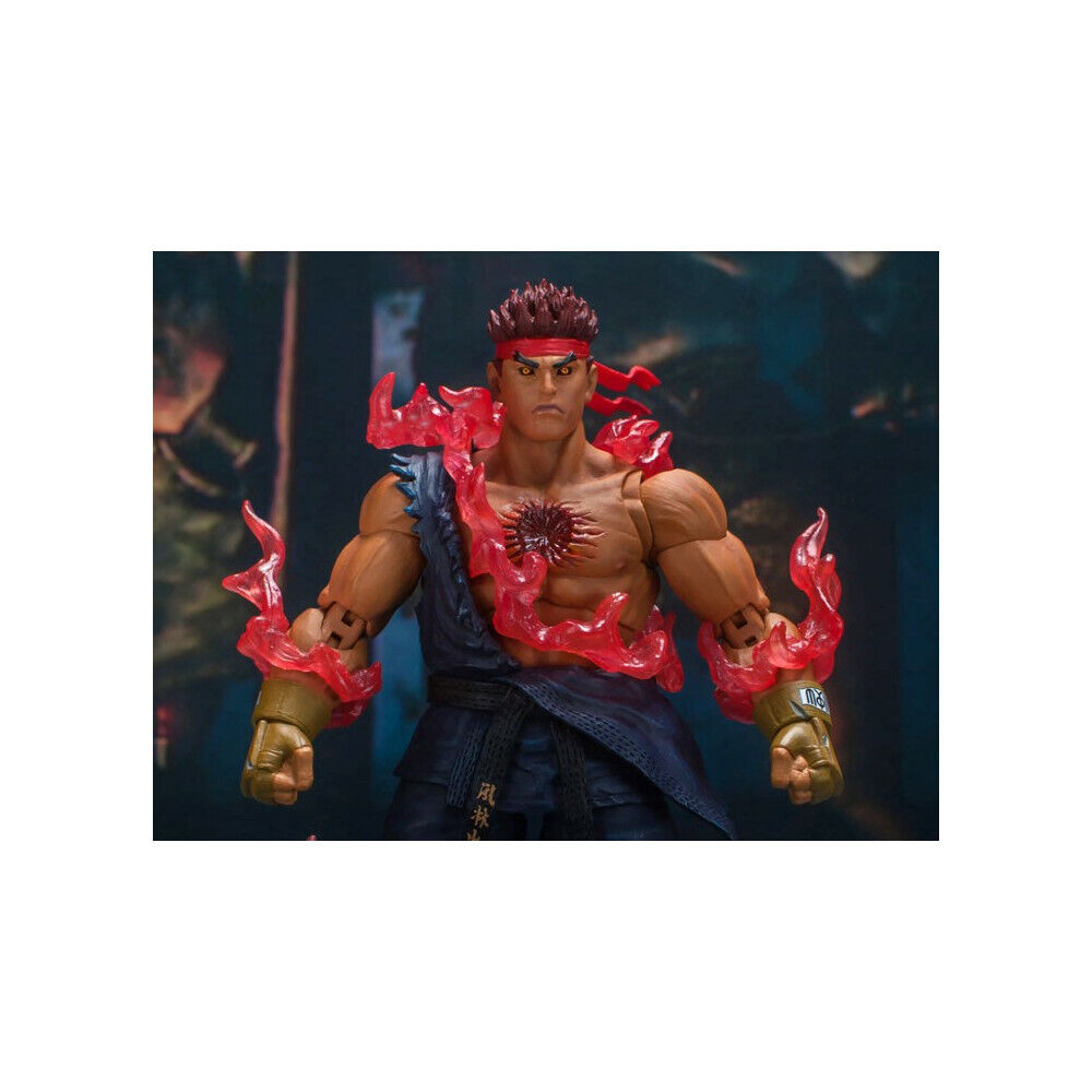 Storm Collectibles Ultimate Street Fighter IV Evil Ryu Action Figure (red)