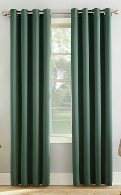 Sun Zero Room Darkening Energy Effic. Grommet Curtain One Panel 54''w x 84''l New