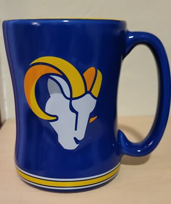 Los Angeles Rams NFL 14oz  Ceramic Relief Coffee Mug