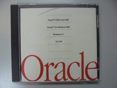 Oracle CDE2 Tools SDK, Oracle7 for Windows SDK,  1994 , CD-Rom