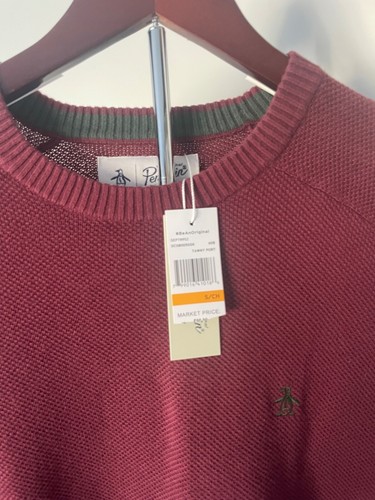 Penguin by Munsingwear long sleeve shirt tawny port size S - Picture 2 of 5