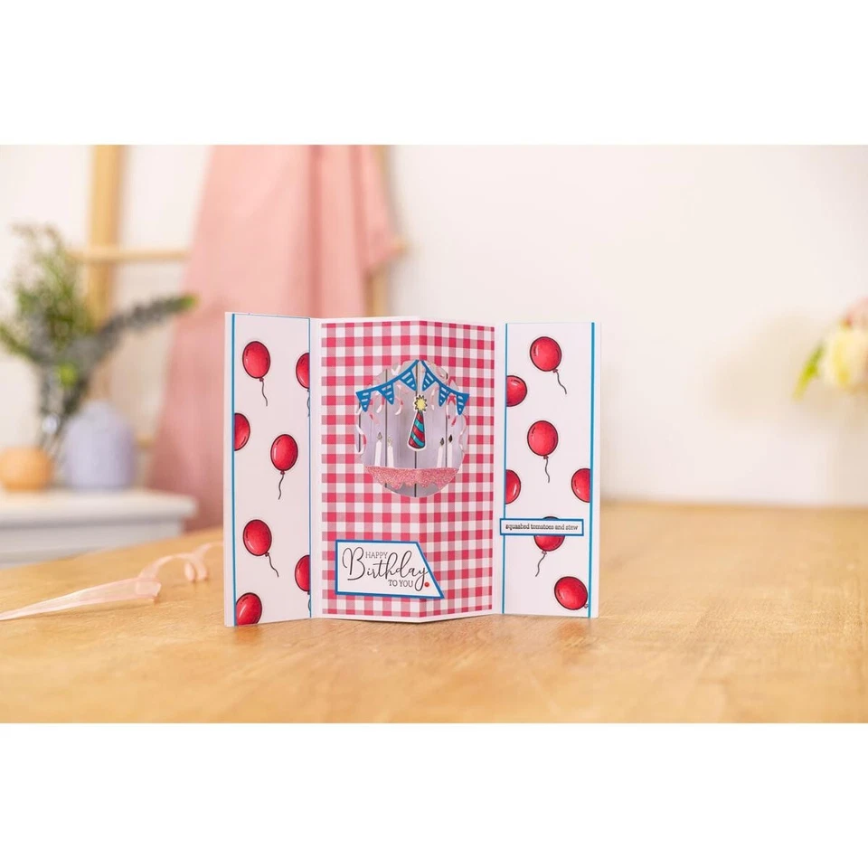 Lote de 4 sellos y troqueles Crafter's Companion Pop-Out escena nuevo Foto 4 de 4