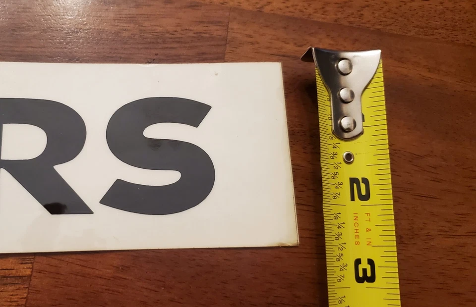 Calcomanía Allis Chalmers Negra AUTÉNTICA ORIGINAL 24" A&S - NUEVA Nº de pieza 924519 Foto 3 de 4