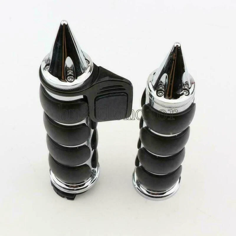 Empuñaduras de manillar de 1" para Yamaha V-Star 250 650 950 1100 1300 clásicas cromadas Foto 3 de 4