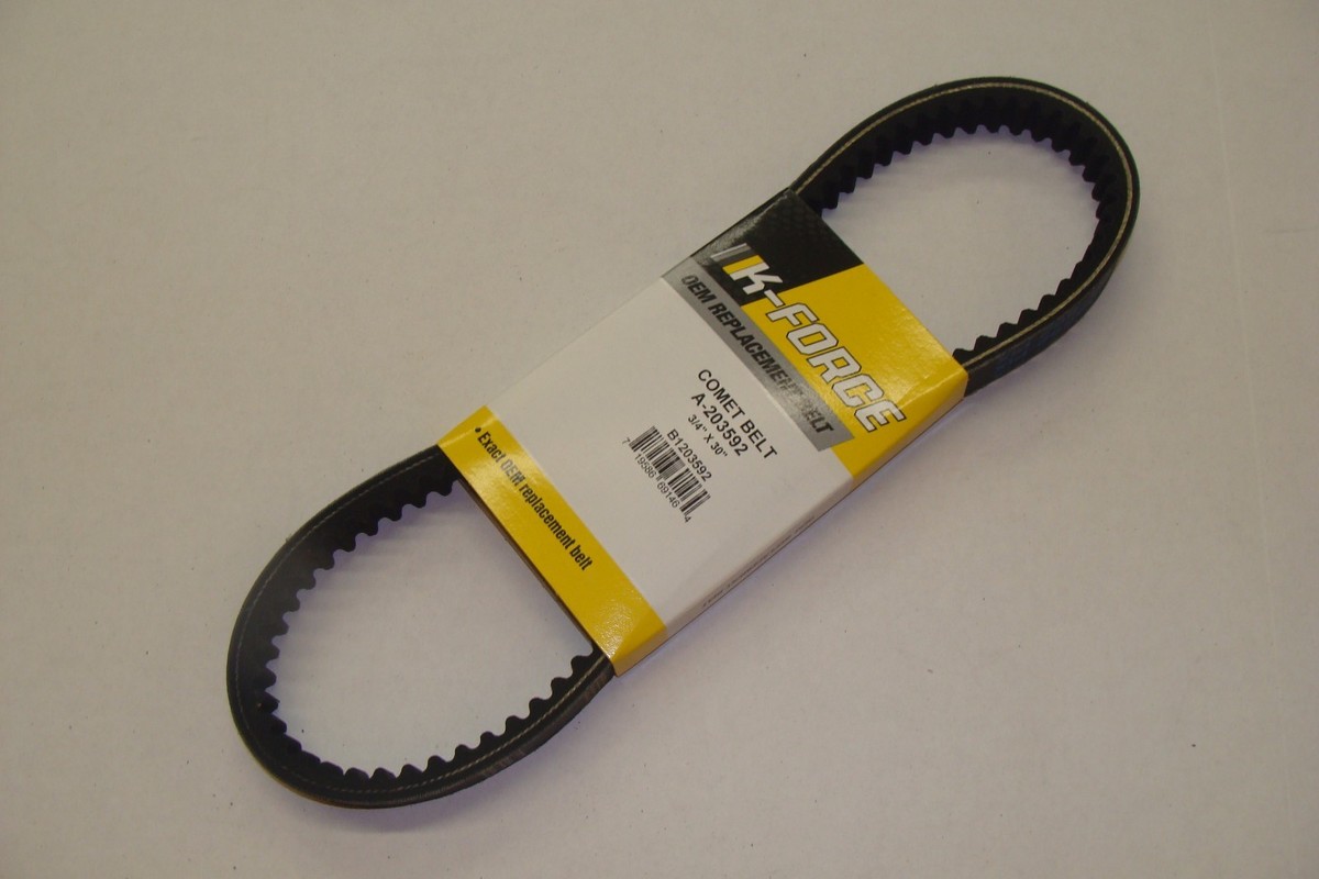 Exact OEM Spec Aramid Go-Kart Belt – Comet 203592 / 203592A / 203592B For 30 Series