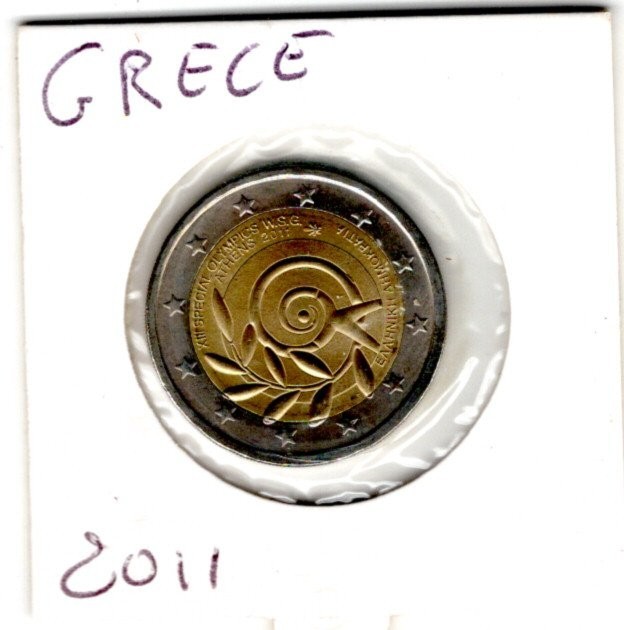 PIECE  2  EURO  GRECE  2011- NEUVE     XIIIe Jeux Olympiques