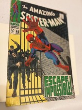 Amazing Spider-Man #65 Escape Impossible fair-good preowned.  See images.  