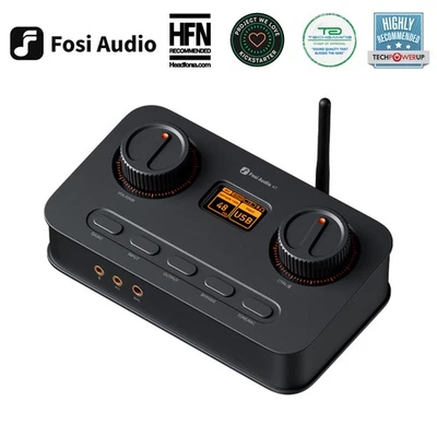 Fosi Audio K7 DAC Kopfhörerverstärker 24Bit/192kHz HiFi DAC für PC/Heimkino Game