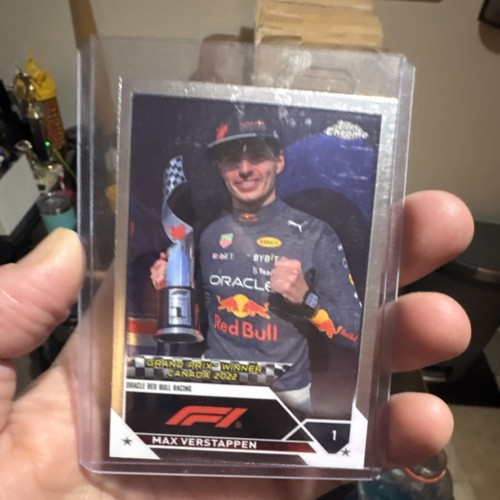 Topps 2022 Chrome Formula 1 Max Verstappen #152 GP du Canada Winner - Picture 1 of 2