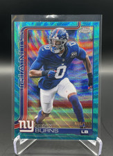 Topps Chrome Blue Wave Brian Burns /199 New York Giants NFL