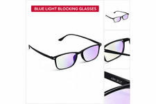 Blaulichtfilter Computer Gaming Brille UV Schutz, Anti Blaulicht PC Brille