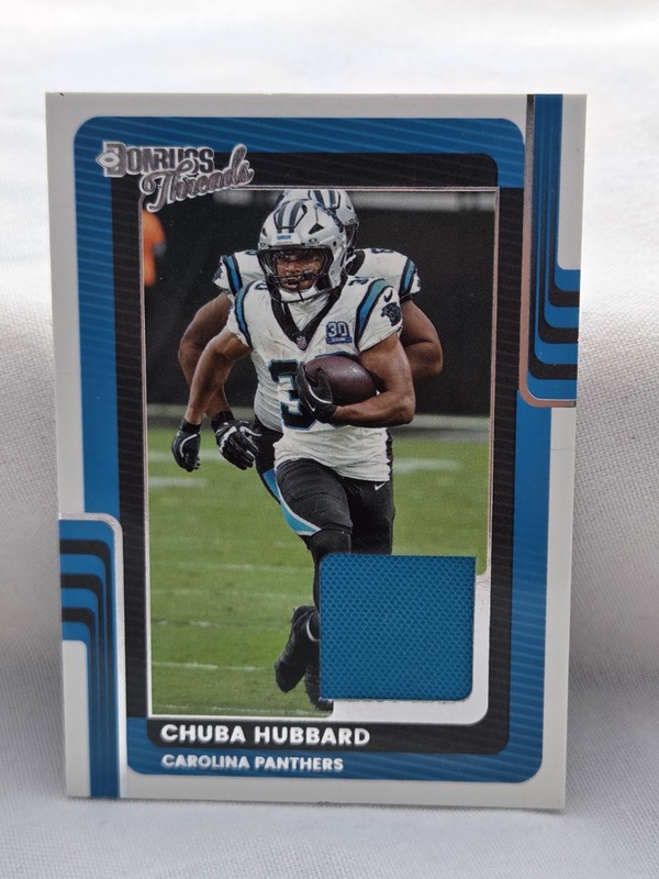 2025 Panini Donruss - Donruss Threads Chuba Hubbard #DTH-CHD (MEM)
