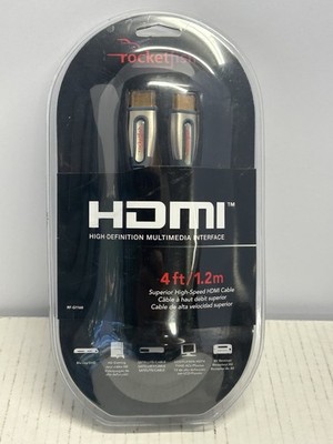 Rocketfish 1080p HDMI Cable 4ft RF-G1160a 10.2 Gbps 1080p - New