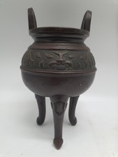 brûle parfum bronze chine XlXe