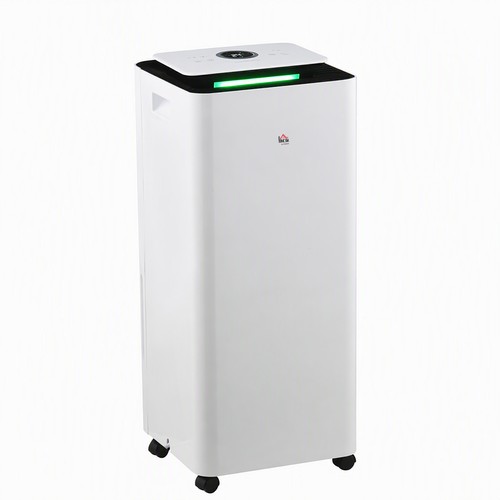 HOMCOM 16L/Day Protable Quiet Air Dehumidifier with Purifier, Timer, 5 Modes